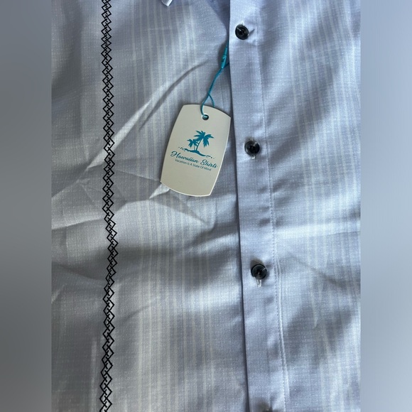 Hawaiian Shirts Size:XL Men Long Sleeve T Shirt Button Up Multi Color - Picture 7 of 9